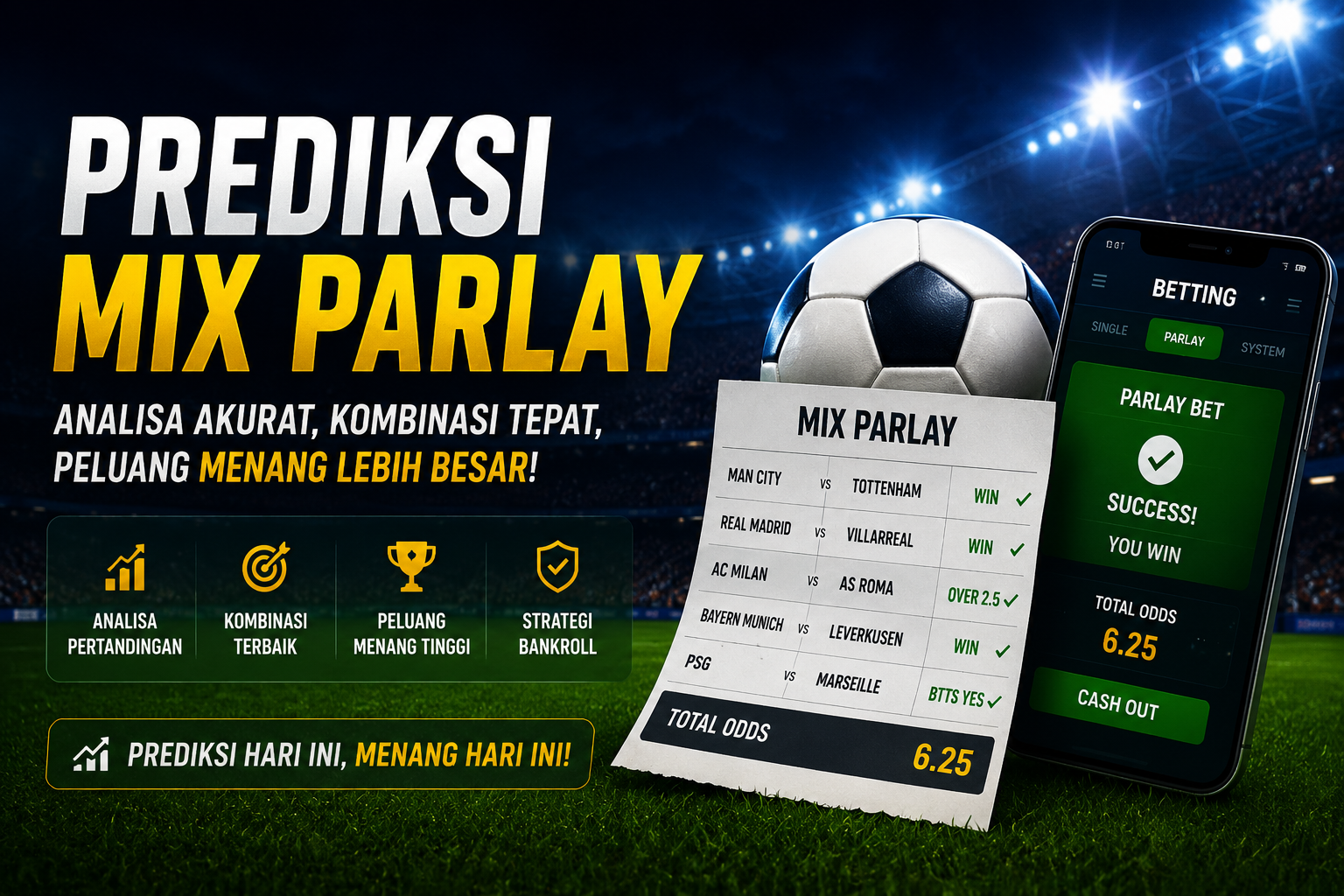 Prediksi Mix Parlay Hari Ini